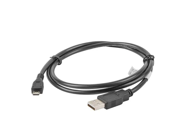 Кабел Lanberg USB MICRO-B (M)  -  USB-A (M) 2.0 cable, 1m, black