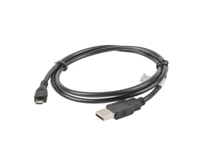 Кабел Lanberg USB MICRO-B (M)  -  USB-A (M) 2.0 cable, 1m, black