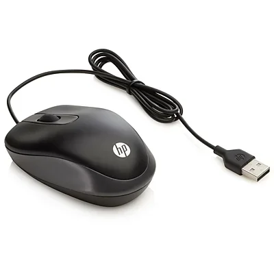 Мишка с кабел HP USB Travel Mouse