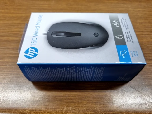 Мишка с кабел HP 150 Wired Mouse