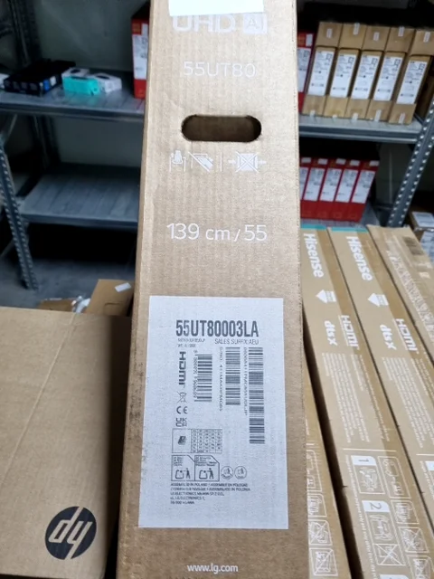 Телевизор LG 55UT80003LA, 55 4K UltraHD TV 4K (3840 x 2160), DVB-T2CS2, webOS 24 Smart TV, ThinQ AI, Alpha 5 AI 4K Gen7, WiFi, HDR10 pro, HLG,