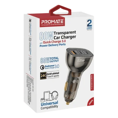 Зарядно уст-во за кола ProMate 80W