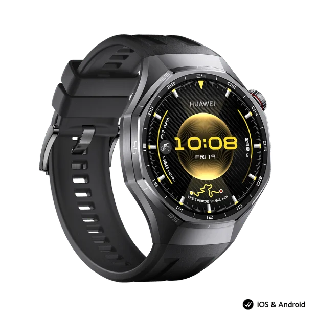 Смарт часовник Huawei Watch GT 6 Pro 46mm Черен силикон