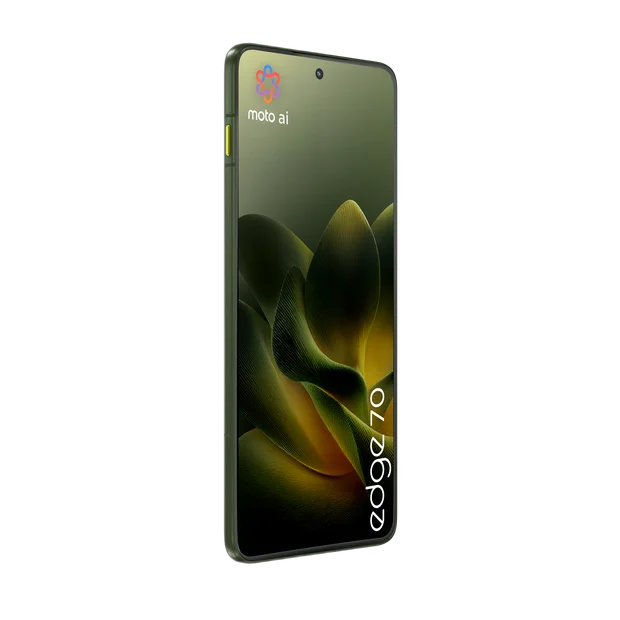 Смартфон Motorola – Edge 70, 6.67" AMOLED, Snapdragon 7 Gen 4, 512GB, 12GB RAM, Bronze Green
