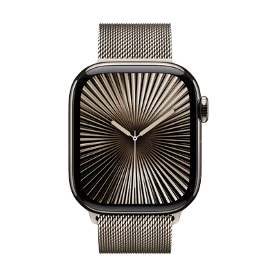 Apple Watch Series 10 Cellular 42mm  Natural Case with Natural Milanese Band