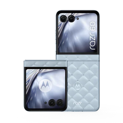 Смартфон Motorola Razr 60 Swarovski Edition 6.9" FHD+ pOLED, MediaTek Dimensity 7400X, 8GB RAM, 256GB, 120Hz, Ice Melt