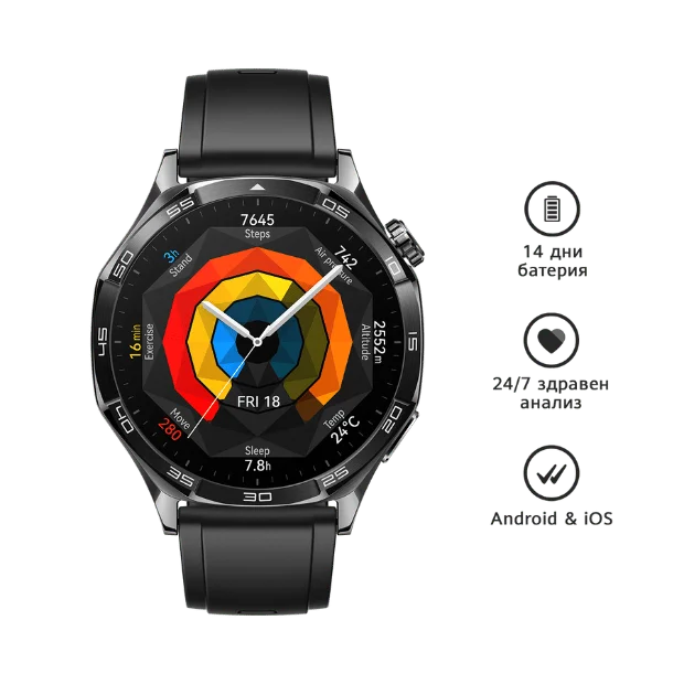 Smart Watch Huawei GT5 46mm Black
