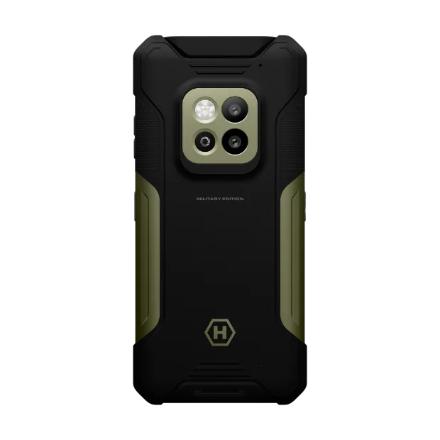 Смартфон Hammer Construction 2 5G Military Edition 6.58" FHD+ IPS, 128GB, 6GB RAM, MediaTek Dimensity 6300, Gorilla Glass 5, Зелен