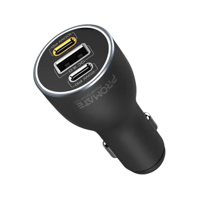 Зарядно за кола ProMate 120W, 2x USB-C, USB-A, PD100W, 12-24V