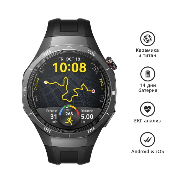 Smart Watch Huawei GT5 Pro 46mm Black