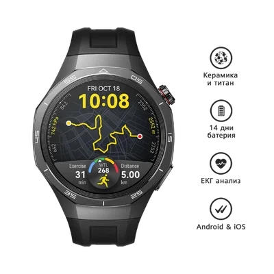 Smart Watch Huawei GT5 Pro 46mm Black