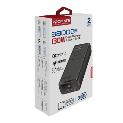 Външна батерия ProMate 38000mAh 130W