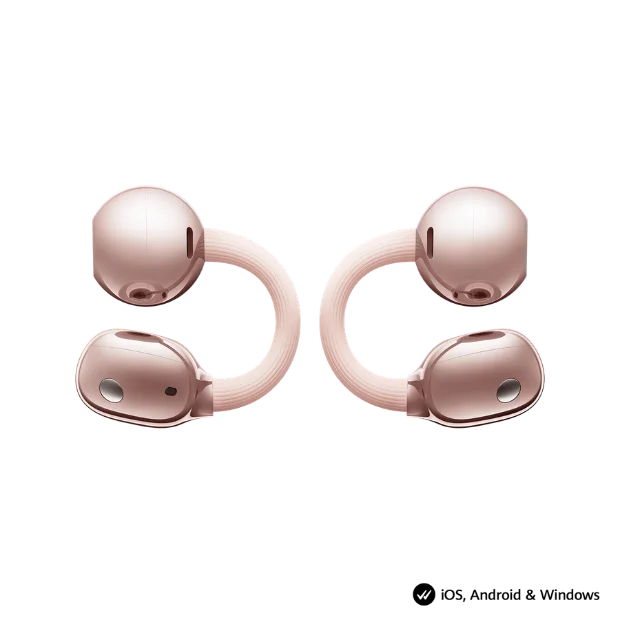 True Wireless слушалки Huawei FreeClip 2 Rose Gold