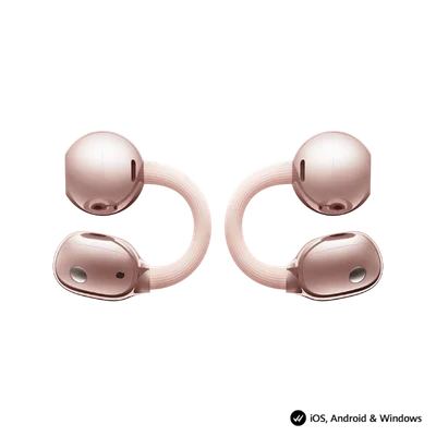 True Wireless слушалки Huawei FreeClip 2 Rose Gold