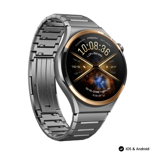 Смарт часовник Huawei – Watch 6 Pro 46mm LTE, Titanium Black