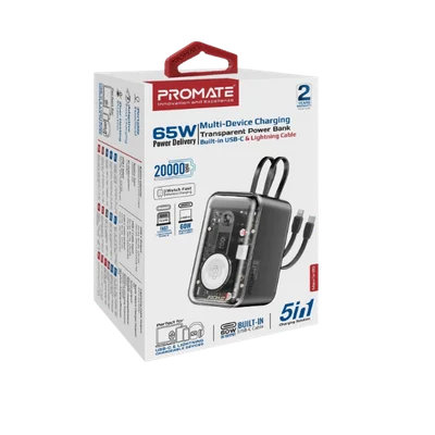 Външна батерия ProMate Mavrix 20000mAh 65W