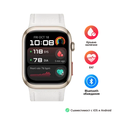 Smart Watch Huawei D2 Gold Leather
