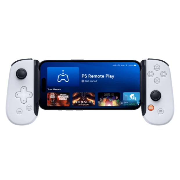 Гейминг контролер Sony Backbone One BB-02-P-WS Lightning, бял