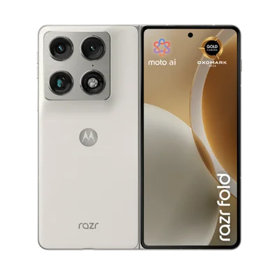Смартфон Motorola razr fold, 512GB, 16GB RAM, бял