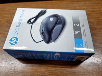 Мишка с кабел HP USB Travel Mouse