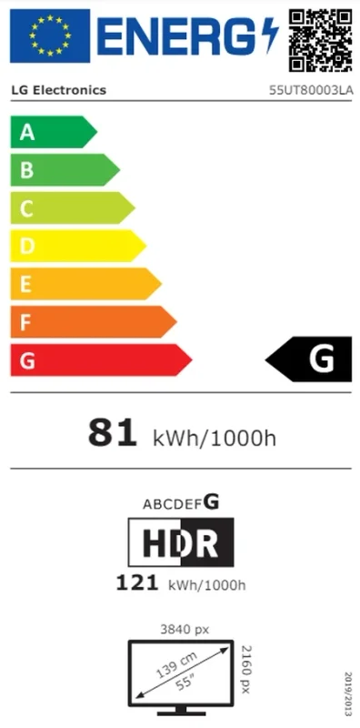 Телевизор LG 55UT80003LA, 55 4K UltraHD TV 4K (3840 x 2160), DVB-T2CS2, webOS 24 Smart TV, ThinQ AI, Alpha 5 AI 4K Gen7, WiFi, HDR10 pro, HLG,