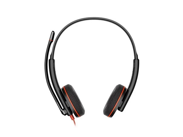 Слушалки HP Poly Blackwire 3220 Stereo USB-C жични, черни
