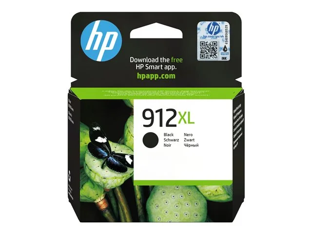 HP 912XL High Yield Black Original Ink