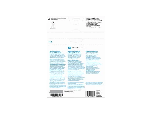 HP Advanced Photopaper glossy A4 25sheet