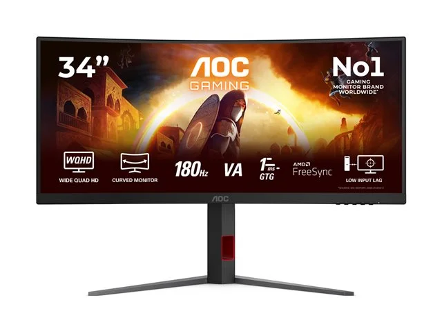 AOC CU34G4 34inch Curved Fast VA UWQHD