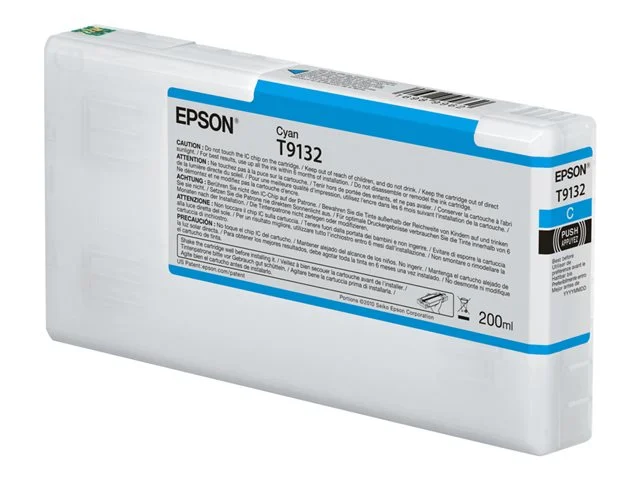Мастило EPSON T9132 Cyan 200ml