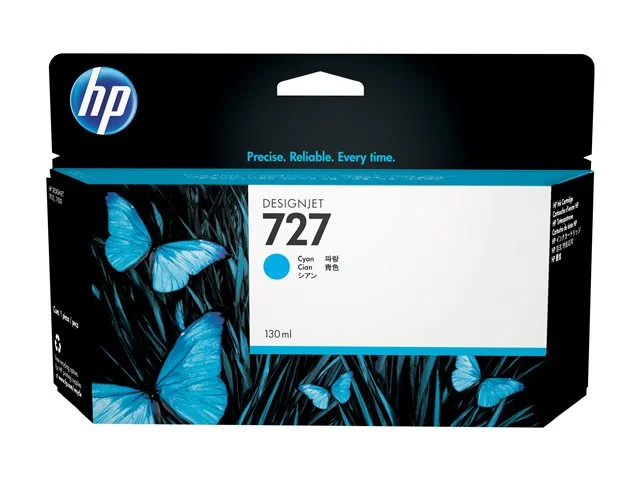 Мастило HP 727 Cyan 130ml DesignJet B3P19A