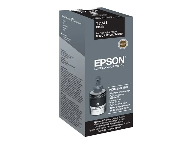 EPSON 4LB T7741 Pigment Black ink bottle