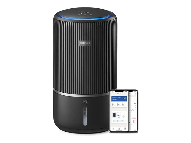 Пречиствател и овлажнител за въздух PHILIPS – AC3421/13, PureProtect Water 3400, площ до 78м², 3-слойна филтрация, Wi-Fi