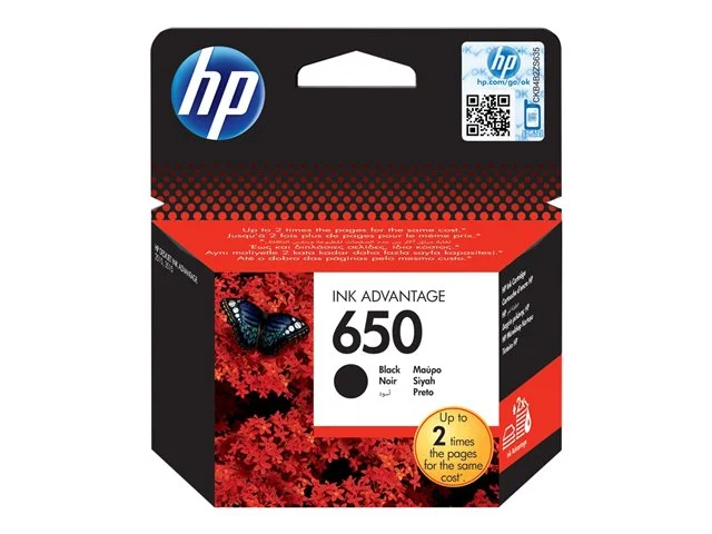 Мастило HP – 650, черен, Ink Advantage