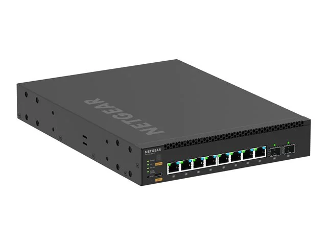 Мрежов суич NETGEAR – M4350-8M2V MSM4310, 8 x 2.5GBase-T (PoE++), 2 x 25G SFP28, управляем