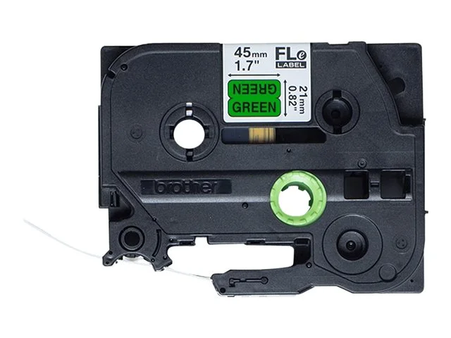BROTHER FLe-7511 Bk On White Flag Tape