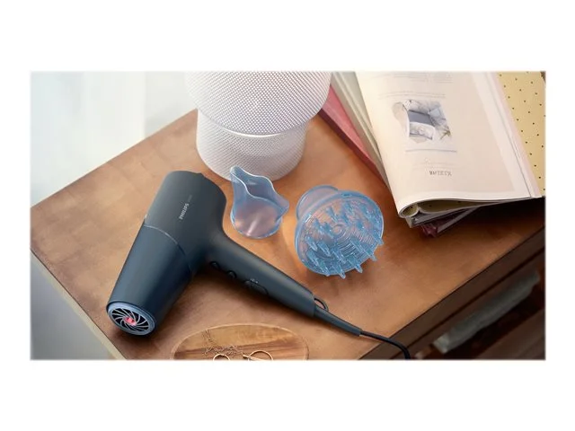 Сешоар PHILIPS – BHD512/00, 2300W, ThermoShield, йонна технология, тюркоазен металик