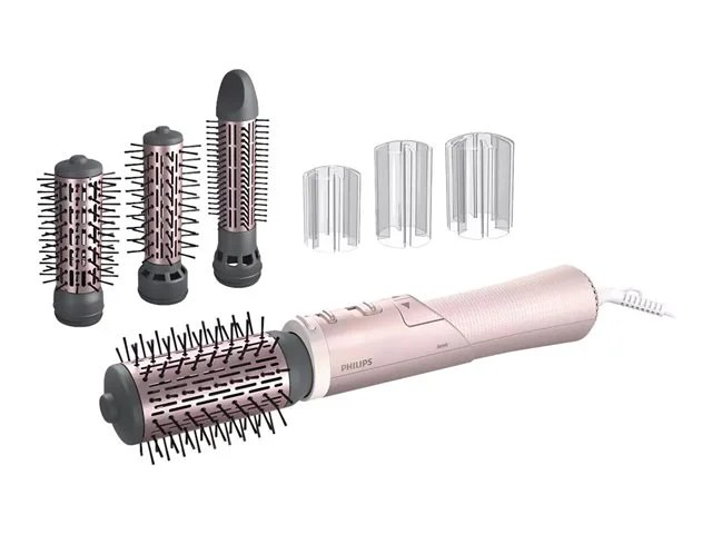 Сешоар-стайлер PHILIPS – BHA735/00, 1000W, йонно освежаване, турмалинова керамика, 4 приставки