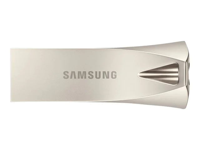 USB памет SAMSUNG – BAR Plus MUF-512BE3/APC, 512GB, USB 3.2 Gen 1, до 400 MB/s, сребърна