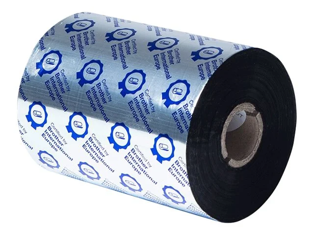 BROTHER WAX/RESIN BLACK 110MM 6pc