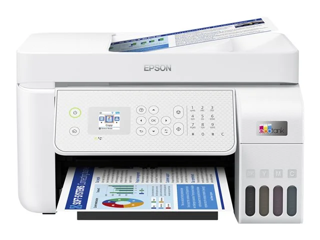 Мастилоструйно многофункционално устройство Epson EcoTank L5316 C11CJ65413, бяло