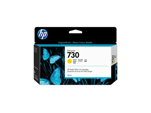 Мастило HP 730 P2V64A 130ml Жълто за DesignJet