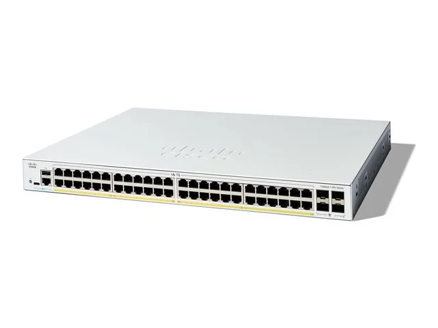 Суич CISCO – Catalyst 1300-48FP-4G, 48 порта, PoE+, 4x 1G SFP