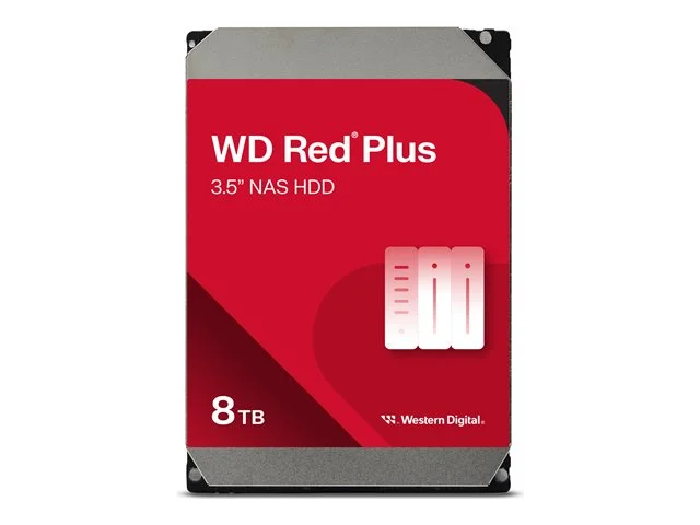 Хард диск WESTERN DIGITAL WD Red Plus WD80EFPX 8TB 3.5" SATA 6Gb/s 256MB NAS