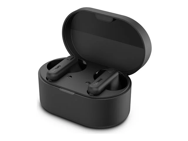 Безжични слушалки PHILIPS – TAT1108BK/00, Bluetooth 5.3, в ухото, AI шумопотискане, черни