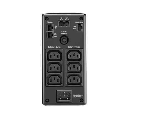 UPS APC Back UPS Pro BR 900VA, 6 изхода, Line-Interactive, LCD дисплей