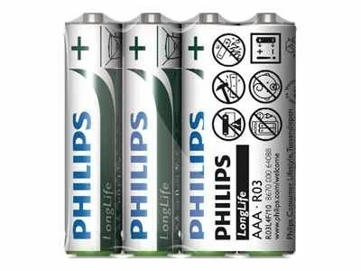 PHILIPS battery longlife AAA  4TK/PK (ki