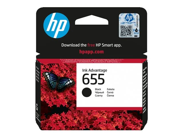 HP 655 ink cartridge black 550p