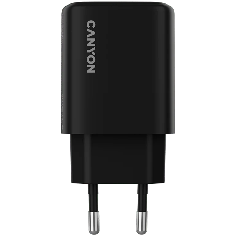 CANYON charger OnCharge 250 25W 1xPD 1xQC EU Black