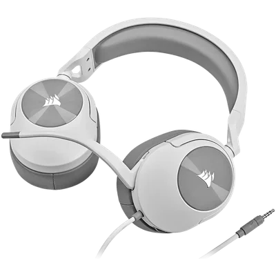 Гейминг слушалки CORSAIR HS55 Stereo, бял